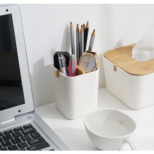 Reusable bamboo and wood toothbrush holder,eco-friendly toothbrushing cup,multifunctional toothbrush holder,bathroom accessories