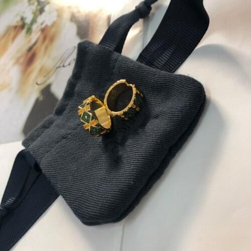 Fashion Charm Copy 1:1 Copy, Multicolor Hoop Luxury Earrings With Stripes Women Luxury Jewelry Gift