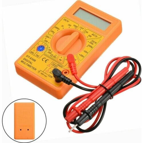 Multimeter Voltmeter Ohmmeter Digital Ammeter AC DC Tester with Max AC Current 10A