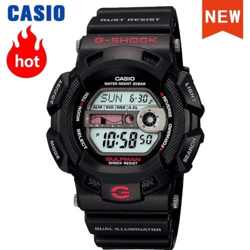 Casio Watch men G-SHOCK men watches world time Tide graph features Watch Rust protection relogio masculino reloj mujer G-9100-1A