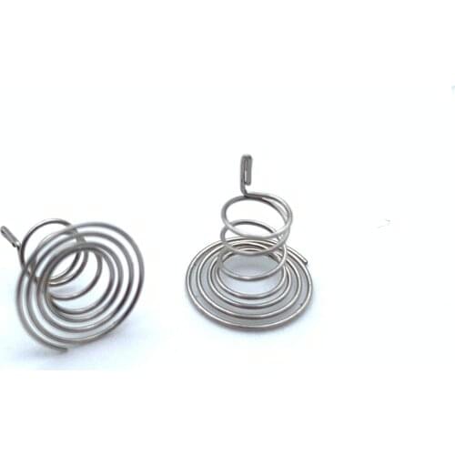 PCB nickel plated precision compression spring PCB board touch switch botton spring with machine insert