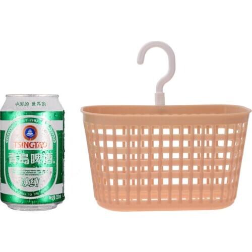 New Hot Plastic bathroom hanging storage basket kitchen storage frame bath basket toiletry storage basket