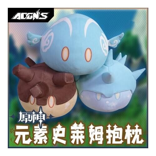 2021 New Anime Genshin Impact Traveler Mondstadt Paimon Short Plush Doll Pillow Cute Toys Cartoon Cushion Birthday Xmas Gifts