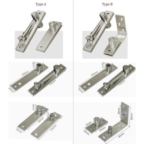 Stainless steel Inset Door Pivot Hinge Hinges Adjustable