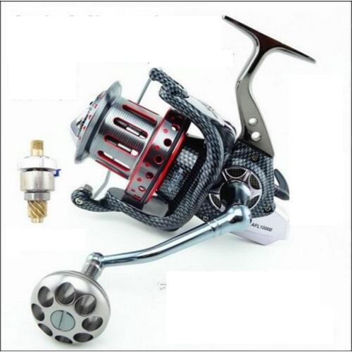 8000s 10000s 12000s 11BB Rock Fishing Reel 4.7:1 Gear Ratio Spinning Reel Peche De Pesca Carp Fishing Wheel Distant Wheel