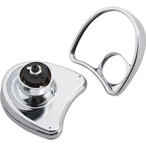 Chrome Fairing Mount Wing Motorcycle Rear View Mirrors For Harley Electra Glide Ultra Limited Tri Glide Blind spot mirror 93-13