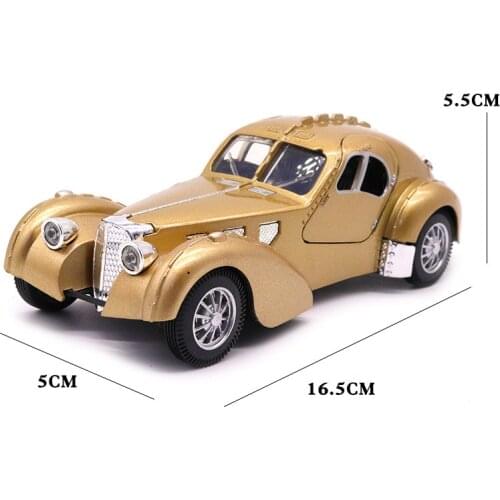 1.28 57SC VMetal Vintage Cars High Tech Retro Sports Car Super Racing Classic Vehicle Model Building Toys Childrens Toy