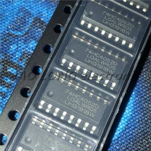10PCS/LOT 74HC4052D SOP16 74HC4052 SOP SN74HC4052DR SOP-16 SMD new and original IC In Stock