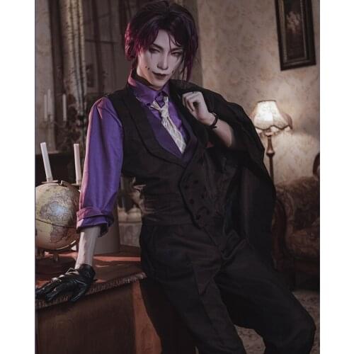 Anime! Onmyoji SSR Yamata No Orochi Cosplay Costume Uniform Mens Suit Skin Mo Du Qi Meng Costumes Halloween Fancy Party Outfits