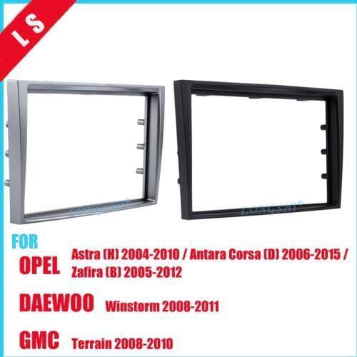 Double Din Car Facia for Opel Astra Antara Corsa Zafira Radio DVD Stereo CD Panel Dash Kit Trim Fascia Face Plate Frame 2Din