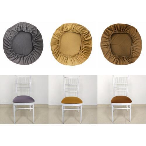 Spandex Stretch Chair Seat Cover Wedding Dining Room Chair Slipcover