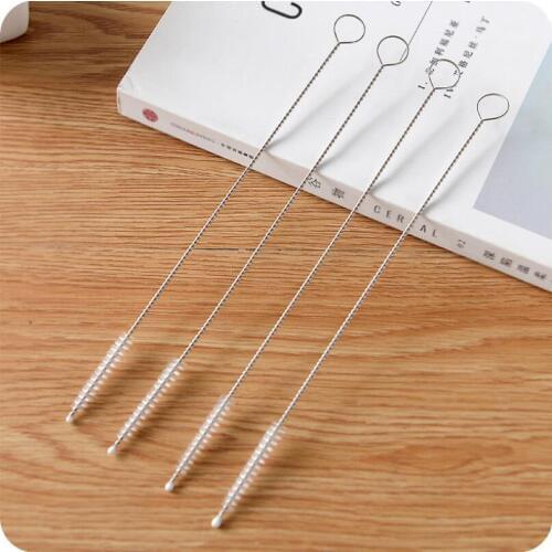 Stainless Steel Straw Cleaning Brushes Nylon Drinking Pipe Tube Cleaner Baby Bottle Clean Tools LX5087