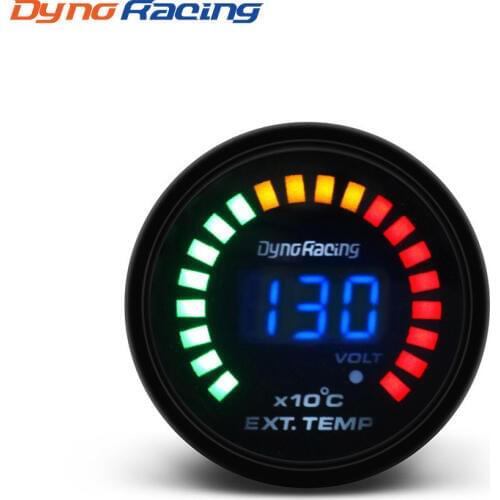 Dynoracing 2" 52MM Digital 20 LED EGT Exhaust Gas temp Gauge Auto Car Styling EGT Temperature Gauge car meter BX101458