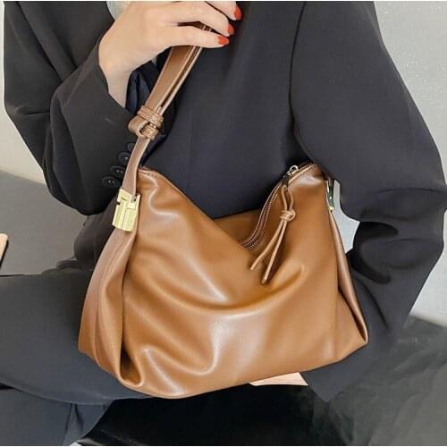 European and American Bags 2021 New Commuter Ladies Luxury Large-capacity One-shoulder Messenger Bag Wild Portable Tote Bag