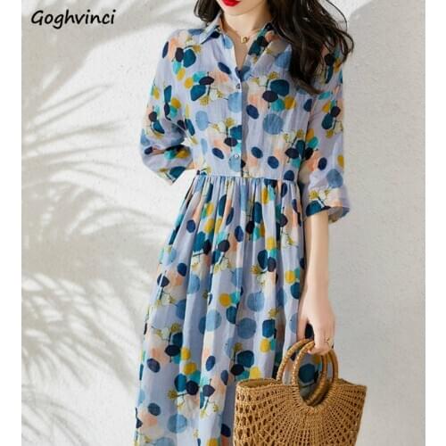 Goghvinci Summer Polka Dot Dresses