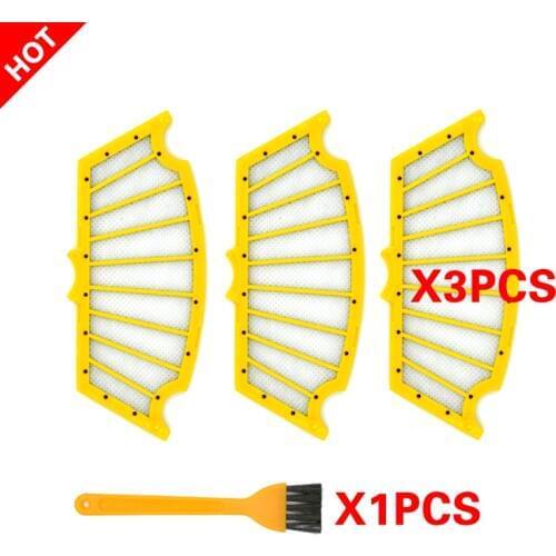 3Pcs Washable Plate Filter For iRobot Roomba 500 Series 510 530 535 532 550 560 570 580 585 Robot Vacuum Spare Parts Replacement