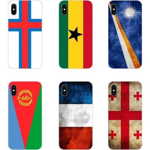 Soft Bag Case Eritrea Faroe Guatemala National Flag For Samsung Galaxy S3 S4 S5 Mini S6 S7 Edge S8 S9 S10 Lite Plus Note 4 5 8 9