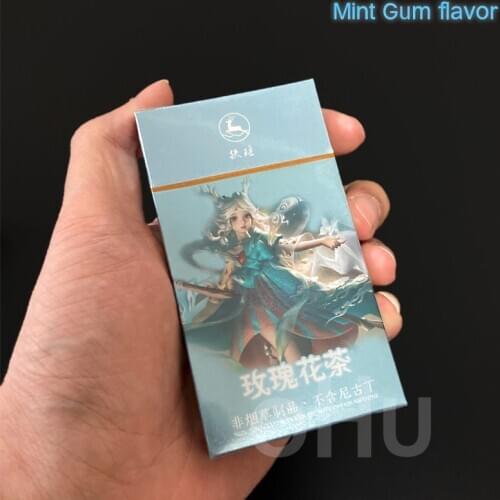 New supplies Rose mint honey Tea Cigarette Fine Tea Herbal Cigarettes Mentha No Nicotine Tobacco free products quit smoking