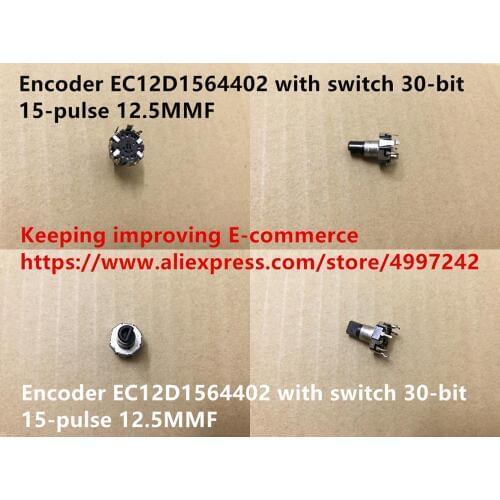 Original new 100% encoder EC12D1564402 with switch 30-bit 15-pulse 12.5MMF