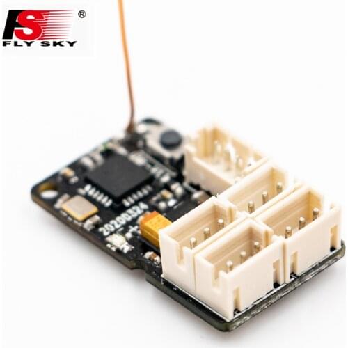 FLYSKY GMr 2.4GHz 4CH AFHDS3 Receiver PWM Output for RC Racing Vehicle Compatible with NB4/NB4 Lite Transmitters DIY Replacement