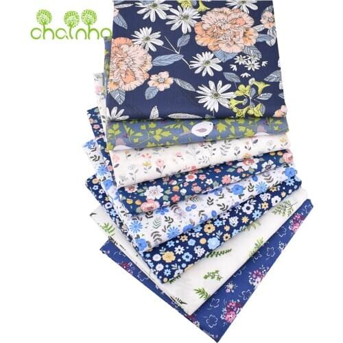 Blossoming Rich Series, Printed Twill Cotton Fabric,Patchwork ClothesFor DIY Sewing Quilting Baby&Childs Material,40x50cm