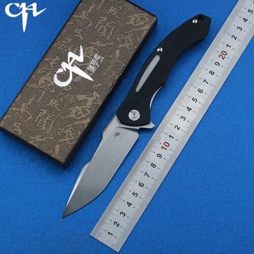 CH3519-G10 Flipper folding knife D2 steel blade G10 handle outdoor tactical equipment camping hunting mountaineering tools