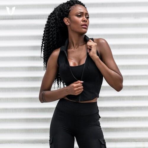 Sports vest slim slimming sleeveless running fitness training tights yoga clothes sweat-absorbent and quick-drying women