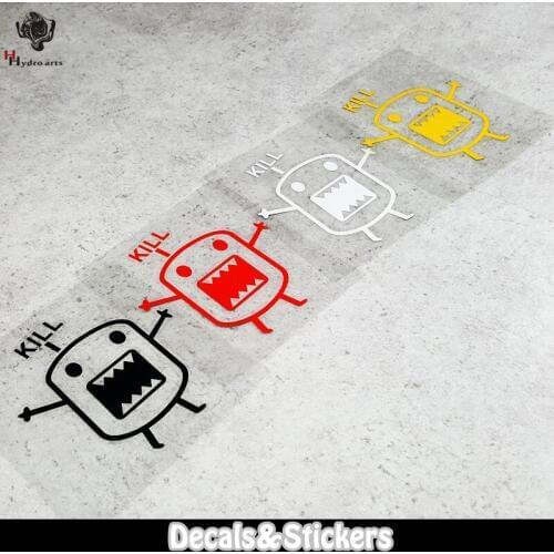 NO.LN099 Cartoon Domo 3M Material Reflective Stickers MOTO GP Car Sticker Decals Racing Stickers Motorcycle