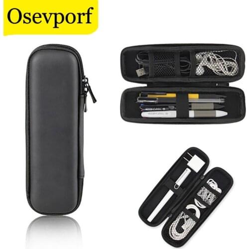 Protective Storage Case Pouch EVA Cover Sleeve for Apple Pencil iPencil 2 Cable Hard Shell Carry Bag Stylus Pen Pouch Accessory