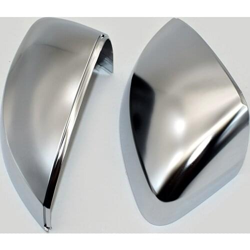 1 Pair of Matte Chrome Rearview Mirror Cover Cap Car Mirror Cover For Audi A3 8V S3 RS3 2013 2014 2016 2017 2018 Replacement