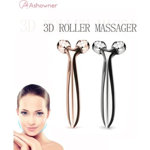 3D Face Lift Roller Massager 360 Rotate Roller Massager Y Shape For Face Lift Roller Tightening Skin Care Tools