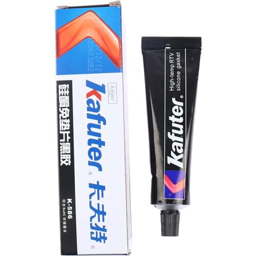 55g K-586 Black Silicone Free-Gasket Waterproof To Oil Resist High Temperature Sealant Repairing Glue