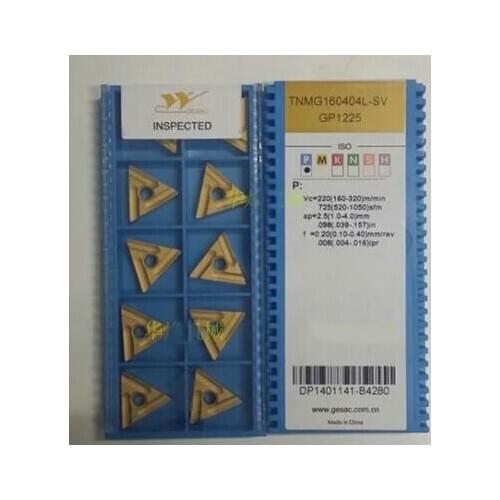 Free Shipping carbide inserts TNMG160404L-SV Suitable for MTJNR Series Turning Facing External Lathe Tool