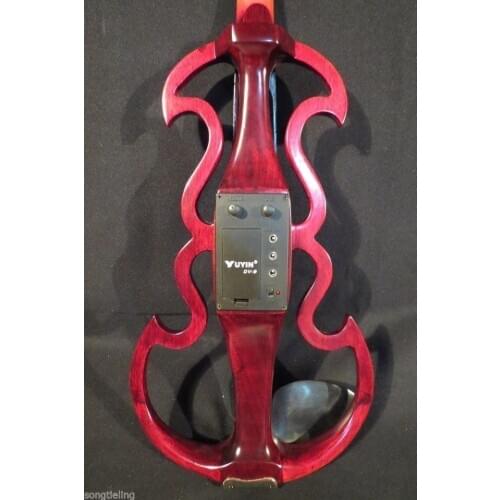 SONG Brand beautiful color streamline 4/4 electric violin,solid wood