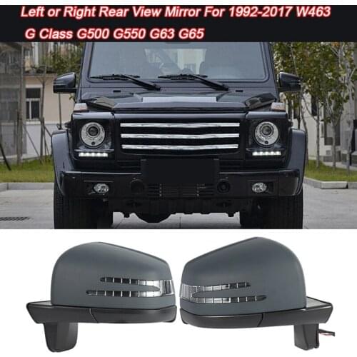 For 1992-2017 Mercedes Benz W463 G Class G500 G550 G63 G65 Side Door Rear View Power Mirror Assembly Paintable