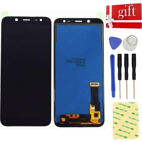 For Samsung Galaxy J6 2018 J600 J600F J600Y LCD Display Screen Module Monitor Touch Screen Digitizer Sensor Assembly Replacement