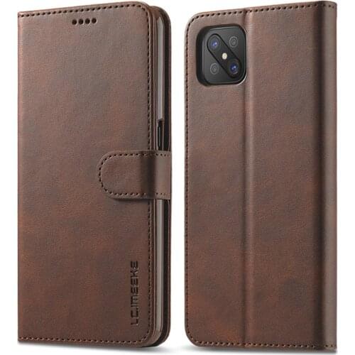 Flip Case For OPPO Reno4 Z 5G Case Leather Vintage Phone Case On Reno 4Z 5G Case Flip Magnetic Wallet Cover For Reno 4 Z 5G Bags
