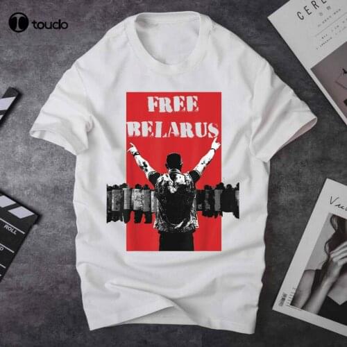 Free Belarus Support Peaceful Protest Against Lukashenko Unisex T-Shirt
