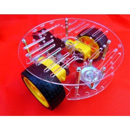 DIY Kit Smart Robot Car Electronic Production TT Motor Automobile Parts Assembly Suite Speed Encoder Battery Box 2WD