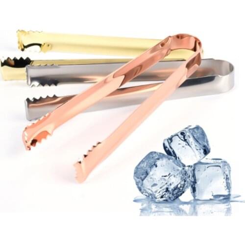 Stainless steel ice tong for Barbecue Food Salad Cake Bread Candy in the Kitchen or Bar