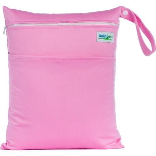 Plain Color Reusable Hanging Diaper Organizer for Swimming Dry Bag Cloth Diaper Wet Bag AW13