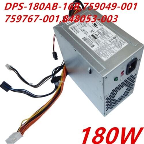 New PSU For HP Pavilion 510-P010 PRODESK 400 G3 MICROTOWER 180W Power Supply DPS-180AB-16B 759049-001 759767-001 848053-003