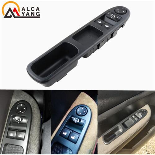 Front Left Driver Side Power Master Control Window Switch for Peugeot 307 for 2000-2005 96351622XT 6554.E4