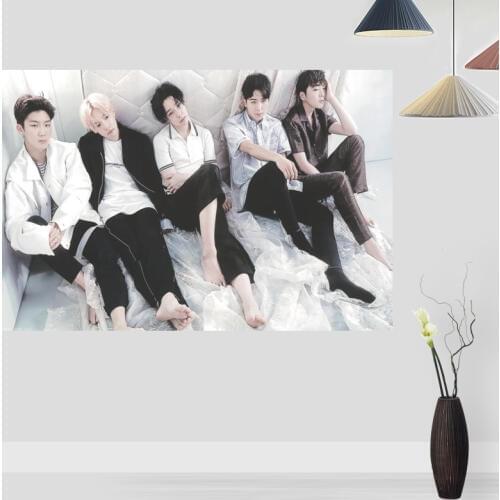 Custom Kpop WINNER Posters Print Wall Picture FOR Living Room Decoration Silk Fabric Good Quality Wall Decor poster
