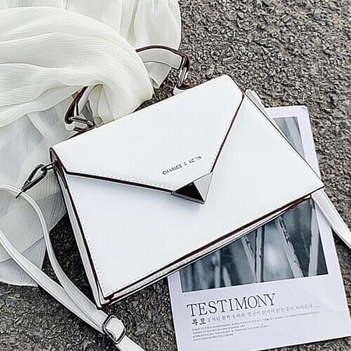 Solid Color Luxury Crossbody Bags for Women 2021 PU Leather Travel Handbag Fashion Simple Shoulder Bag Ladies Messenger Bags