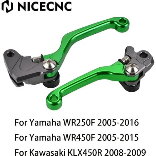 NICECNC Brake Clutch Lever For Kawasaki KLX 450R KLX450R 08-09 For Yamaha WR 250F 450F WRF 250 450 WR250F WR450F WRF250 05-15