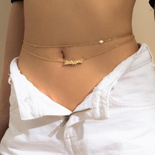 Sexy waist belly chain body jewelry bikini chains belt harness woman bijoux beach accessories