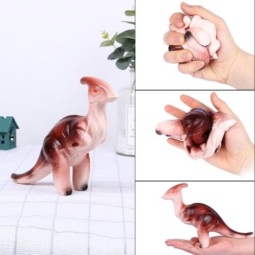 Squishy Antistress Zoo World Realistic Dinosaur Figure Slow Rising Collection Stress Reliever Toy Top Fidget Toys Decompression