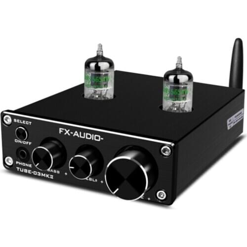 TUBE-03MKII QCC3008 Bluetooth 5.0 I2S ESS9023 Tube Preamp Headphone Amp GE5654 / 6K4 HiFi Tube Preamplifier audio amplifier