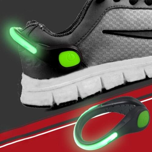 Outdoor Luminous Lights Shoes Clip Sports Safety Reflective Light Warning Lamps Night Cycling Running Bicycle LED Walking Light